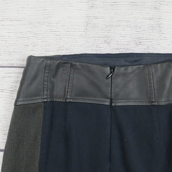 Express Navy and Gray Pencil Skirt - Picture 8 of 9